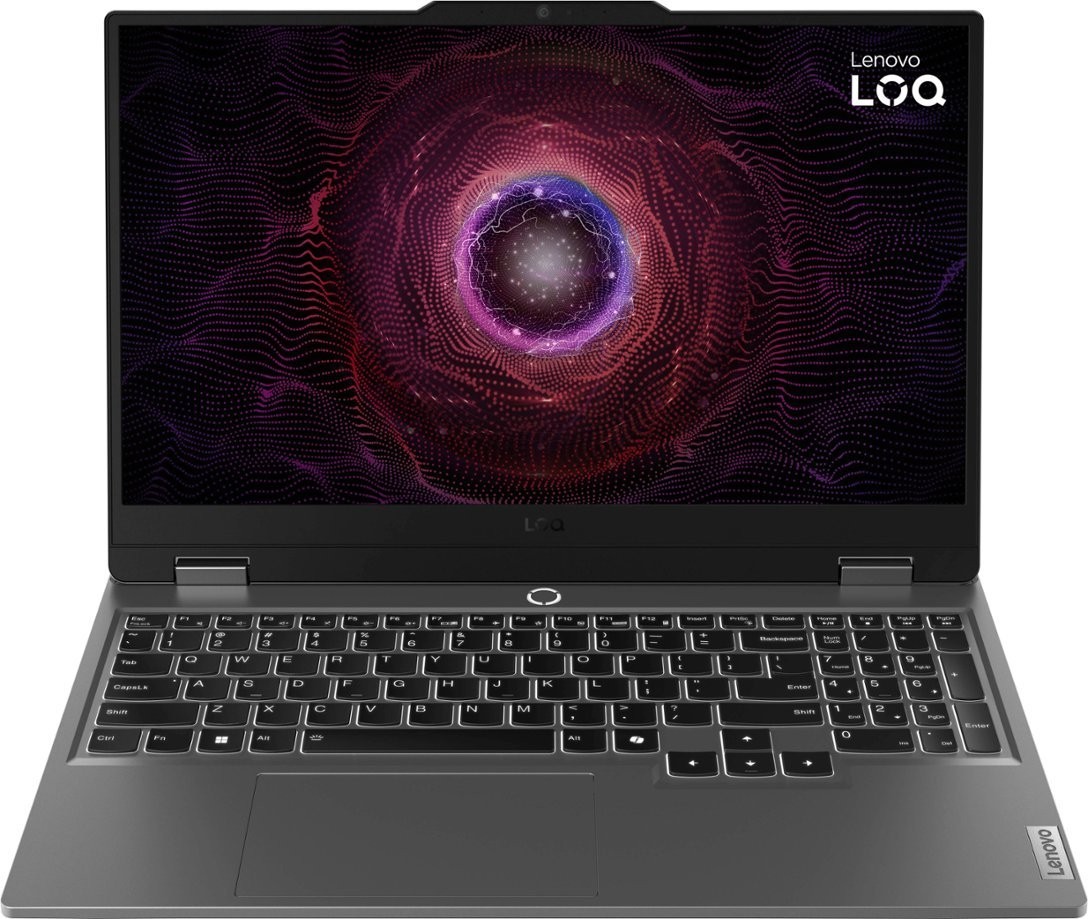 LENOVO LOQ 15ARP9 15.6” RYZEN 7 7435HS 3.1Ghz, RTX 4060 8G, RAM 16GB DDR5 4800, SSD 512GB, PANTALLA 15.6" FHD LCD IPS 144Hz COLOR LUNA GREY, WIN 11 HOME UPC 197530975424