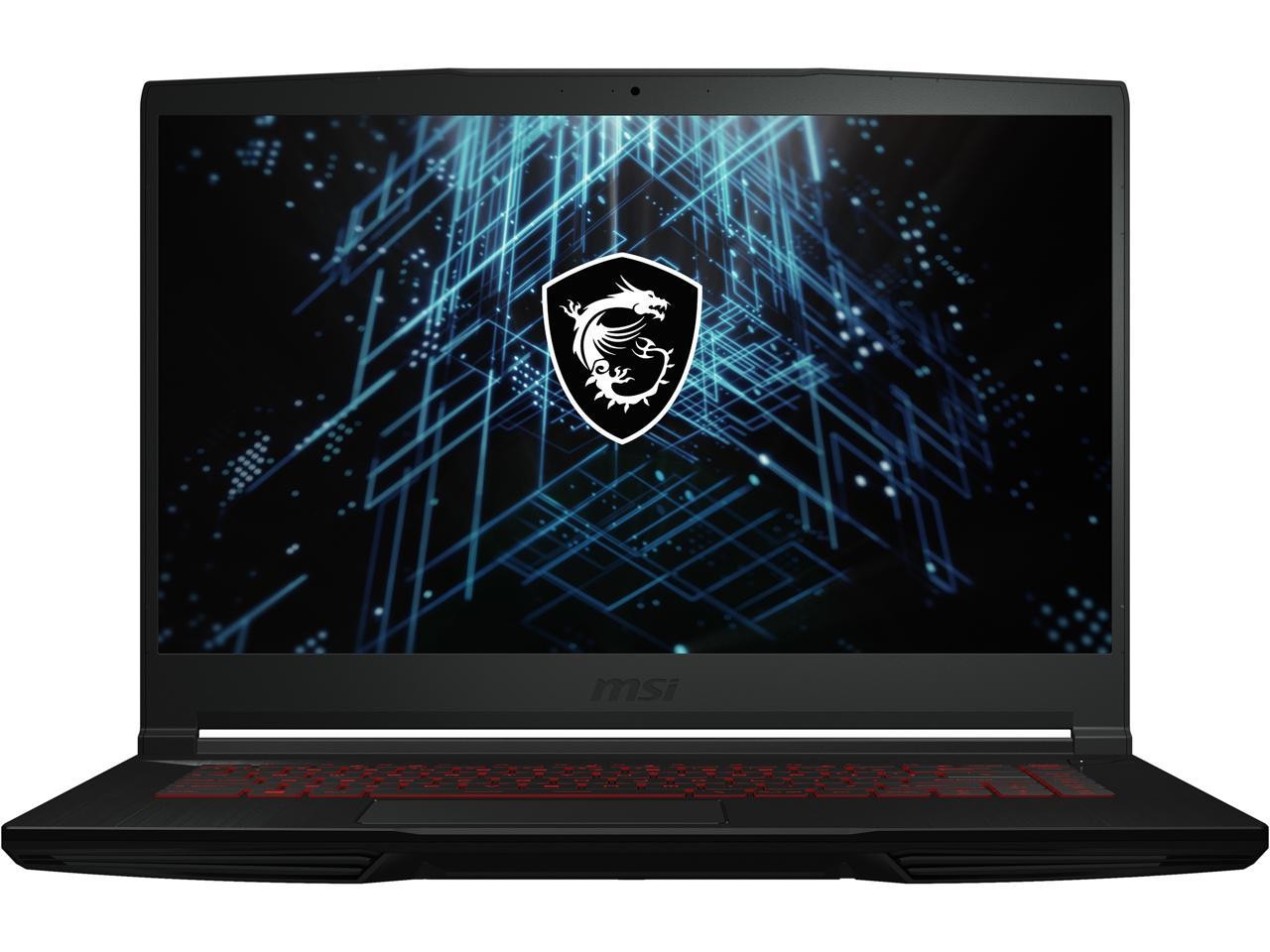 MSI GF63 THIN 11SC-224US 15.6”, CORE I7 11800H, GRÁFICA RTX 1650 4GB GDDR6, RAM 8GB DDR4, SSD 512GB, PANTALLA FHD ANTI-GLARE – IPS LEVEL –NEGRO